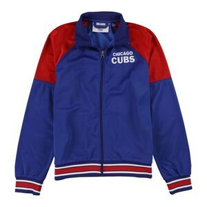 G-III Sports Womens Chicago Cubs Track Jacket, Blue, NWT